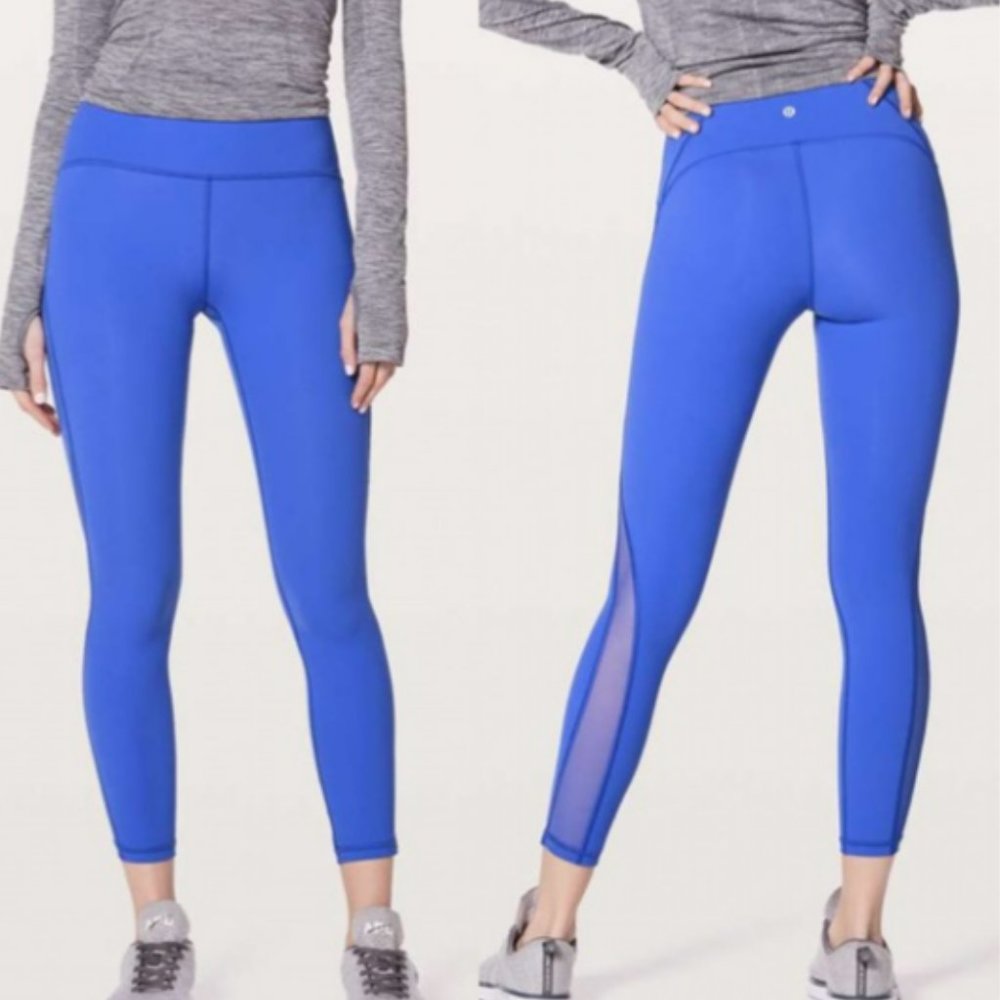 Lululemon Train Times 7/8 Pant 25" in Blue Size 4